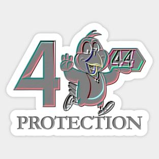 Angel Number 444 PROTECTION Sticker